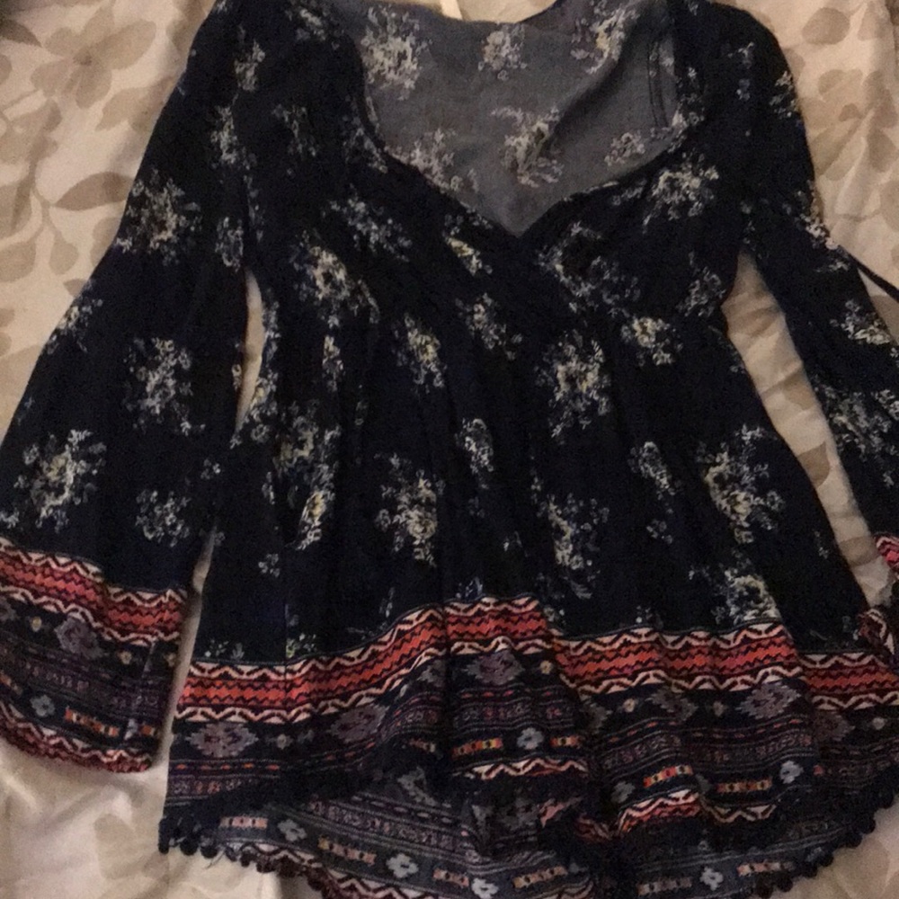 Long sleeve romper